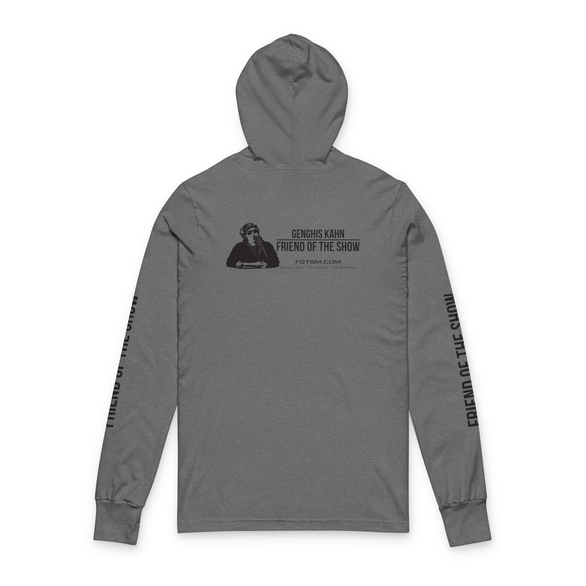Genghis Kahn, Friend of the Show Circle Logo Hooded Long-Sleeve Tee