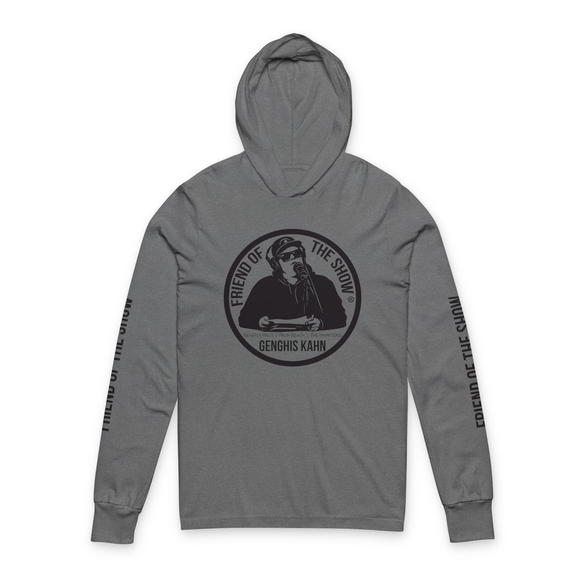 Genghis Kahn, Friend of the Show Circle Logo Hooded Long-Sleeve Tee