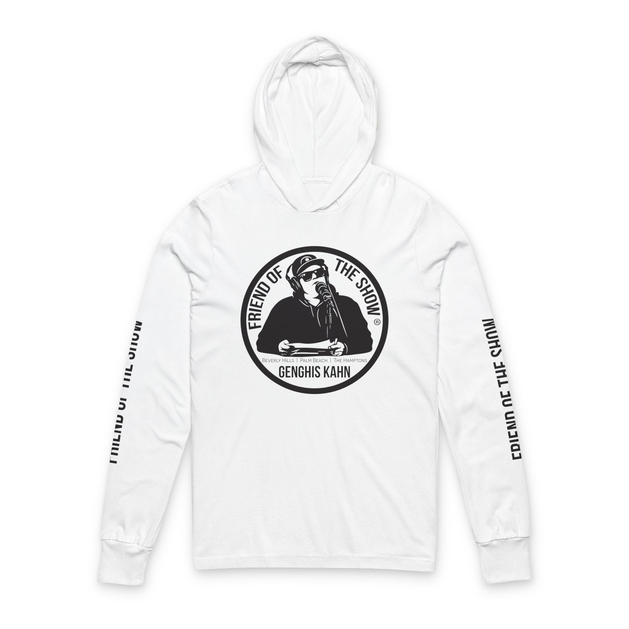 Genghis Kahn, Friend of the Show Circle Logo Hooded Long-Sleeve Tee