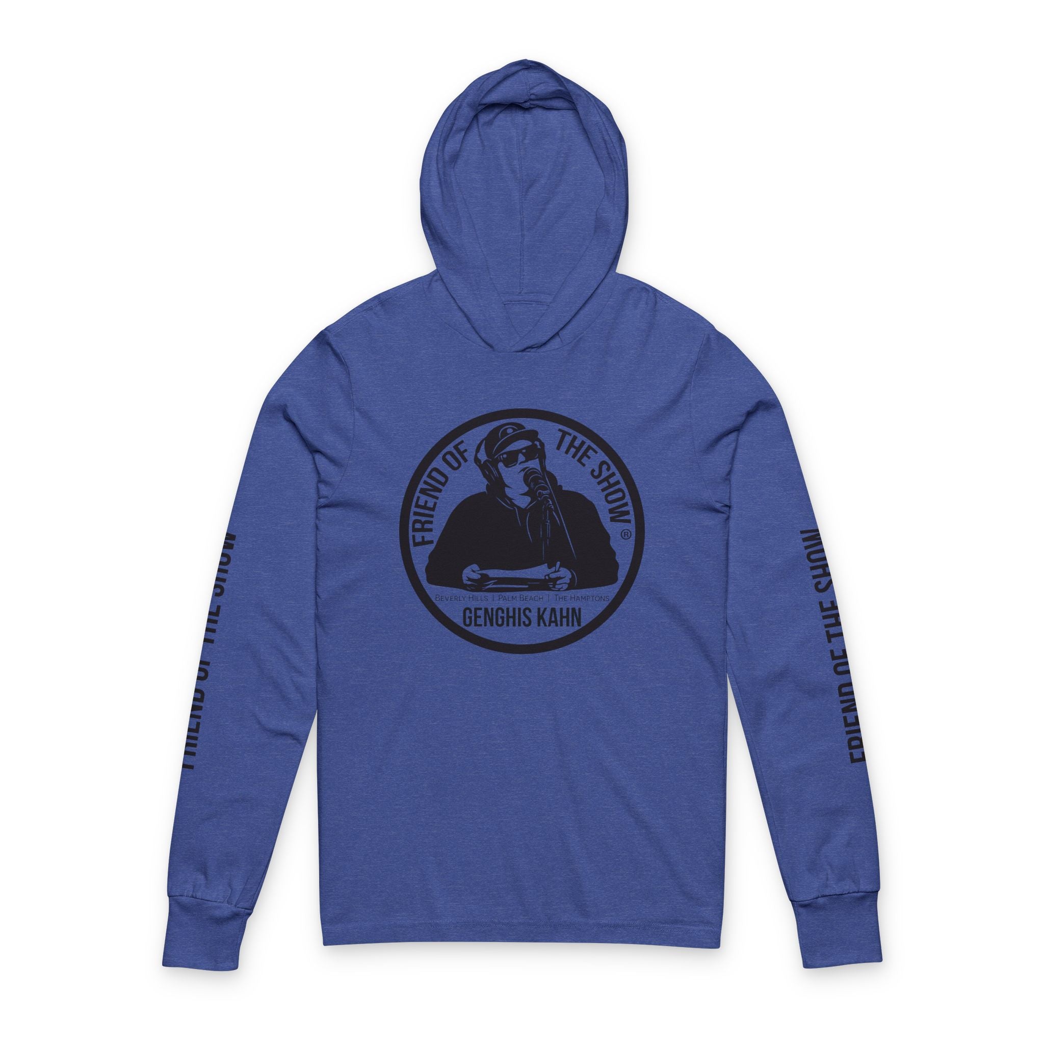 Genghis Kahn, Friend of the Show Circle Logo Hooded Long-Sleeve Tee